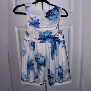 2 Piece silk floral set